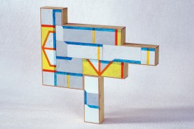 ARQUITECTURA PRIMITIVA Object  (Plywood Construction and oil, 37.3cm x 38.7cm x 3.7cm, Dirk Marwig 2011)
