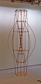 Wooden object”Untitled” 1996  (298cm x 140cm x 140cm,Shown at Art Frankfurt 1996)