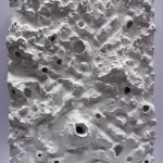 Topographic Model of a Volcanic Landscape cover with Ice