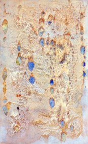 Antonio Lopez on Acid Landscape (Oil,guache + glue on paper on plywood, 53.5cm x 32.8cm,  Dirk Marwig 2013)