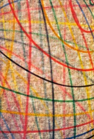 ‘Lines’ Painting No.3 (Oil on burlap, 140cm x 100cm, Dirk Marwig 1996) -older work-