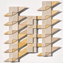 Balkonien  (Plywood construction-wall object-, 85.3cm x 80.2cm x 4,5cm, Dirk Marwig 2014)