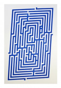 Amaze 2015 (Wood block print,  76.3cm x 48.6cm, Dirk Marwig 2015 )