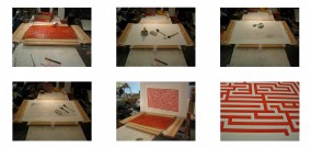 How I make a clean woodblock print  (Dirk Marwig 2015)