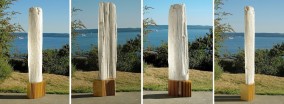 Manolo-Litho -4 angles- (Cedar and plywood construction with enamel, 164cm x 43cm x 24.5cm, Dirk Marwig 2015)