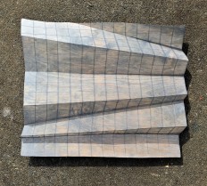 Folded  (Oil on plywood, 58cm x 70cm, Dirk Marwig 2016)