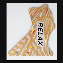 Relaxation in Freefall (Oil on plywood, 55.4cm x 49cm, Dirk Marwig 2019)